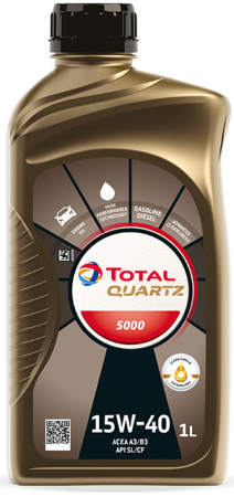 TOTAL QUARTZ 5000 15W40 - 1 litr