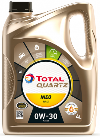 TOTAL Quartz INEO FIRST 0W-30 - 4l pikov syntetick motorov olej (TO183106)