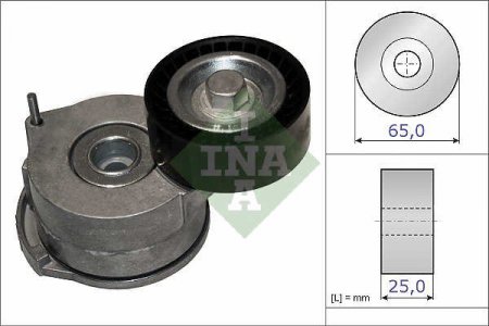 Napnac kladka INA pro motory Citroen 2.0 HDi (534036910, 5751H8, 5751H3, 9671609180)