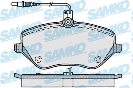 Brzdov destiky Samko  5SP1202 pedn pro Citroen C5, C6, 2.2HDi, 2.7HDi a 3.0V6 (425480, 425411, 1611334980)