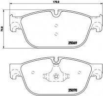 Brzdov destiky Citroen originl pedn pro C5 2.2HDi, 3.0HDi, C4, DS4, DS5, 1.6THP, 2.0HDi (1610104080)