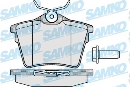 Brzdov destiky zadn, Samko 5SP1195 pro Citroen C5 (X7, 425404, 425421, 425491)