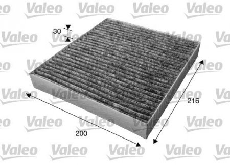 Kabinov filtr Valeo s aktivnm uhlm pro Citron C-Crosser a C4-Aircross (6447ZX, 6447ZY, 715623)