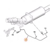 idlo teploty FAP filtru pro motory Citroen 2.0HDi a 2.2HDI v C4, C4 Picasso, C5, C6 a C8 ( 1618PG, 161830)