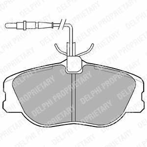 Brzdov destiky Delphi pro Citroen Evasion a Jumpy (425110, 425453, 0986424033)