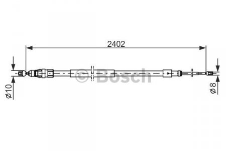 Lanko parkovaci brzdy lev pro Citroen Berlingo (B9) 08- ( 1608275380, 474646, 1987482276)