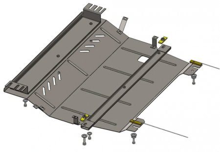 Ochrann plechov kryt pod motor pro Citron C-Elisee a Peugeot 301 (1051000)