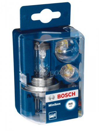 Sada rovek BOSCH 12V (H4; P21W/T4W + pojistka: 10; 15; 20A Minibox)